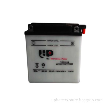 Dry Charged Motorcycle Battery with Acid Pack 12n5-3b 12V5ah